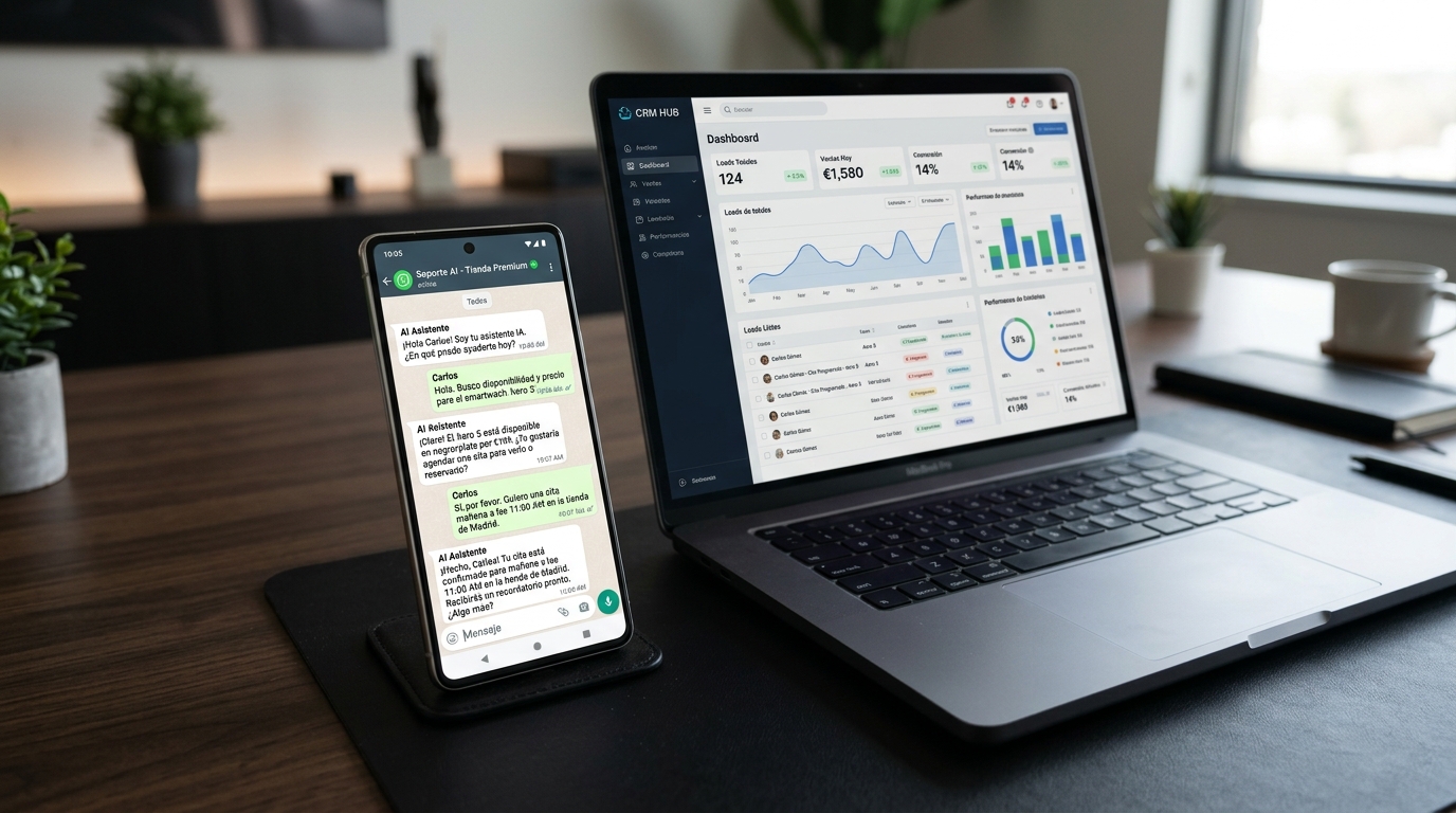 Interfaz de Automatización WhatsApp IA